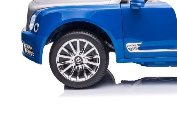 Auto Na Akumulator Bentley Mulsanne Niebieski Miękkie Koła Eva